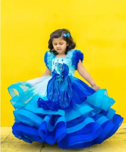 Blue Gown for kids